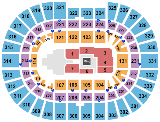 Value City Arena WWE Seating Chart